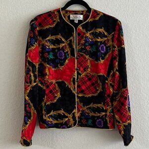Vintage Silk Jacket Talbots X Adrianna Papell